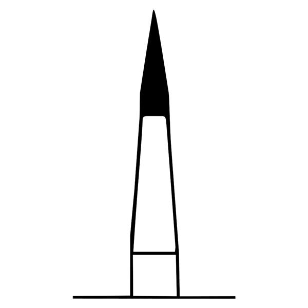Robot Carbide Bur Trimming & Finishing Friction Grip 246/012 3/Pk