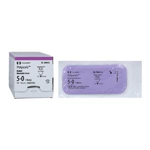 Polysorb Suture Polyester Braid 5-0 18" Absorbable P-21 Premium R...