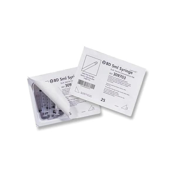 General Use Syringe 5cc No Dead Space 12x25/Ca
