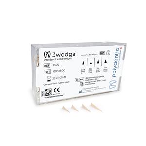 3Wedge Wedges Assorted 500/Pk