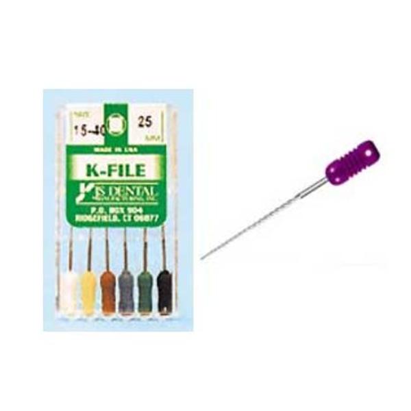 K-File 31 mm Size 35 Stainless Steel 0.02 6/Pk