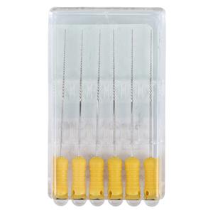 K-File 31 mm Size 20 Stainless Steel Yellow 0.02 6/Pk