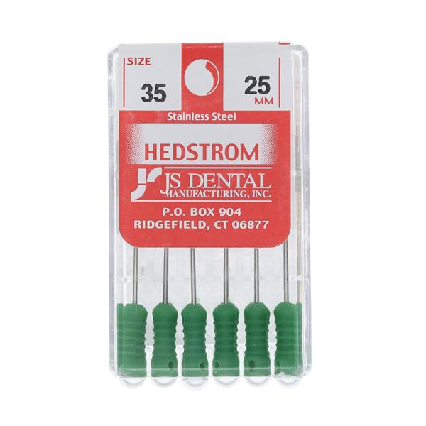 Hedstrom Files 25 mm Size 35 Stainless Steel 0.02 6/Pk