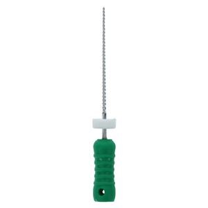 Channels Hand K-File 21 mm Size 35 Stainless Steel Green 6/Pk