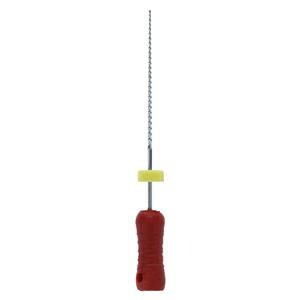 Channels Hand K-File 25 mm Size 25 Stainless Steel Red 6/Pk