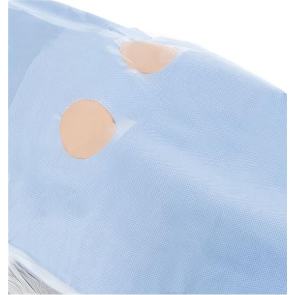 76x124" Sterile Angiography Drape 3.5" Fenestrated