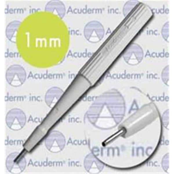 Acu-Punch Dermal Biopsy Punch 1mm Stainless Steel Blade Sterile D...