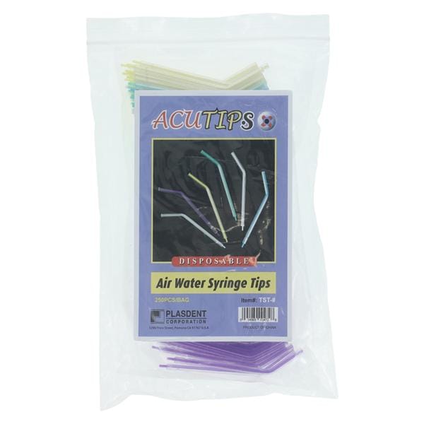 Acutips Air / Water Syringe Tip Assorted Disposable 250/Package