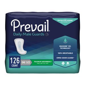 Prevail Incontinence Guard Male Adult 12.5" One Size Fits Most Po...