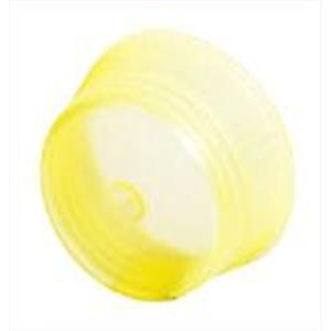Uni-Flex Test Tube Plug Cap Plastic Yellow 1000/Pk