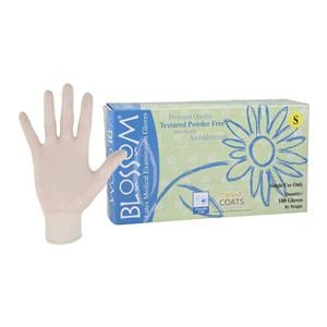 Blossom COATS Latex Exam Gloves Small Light Green Non-Sterile, 10...
