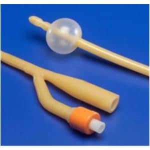 Dover Ultramer 2-Way Foley Catheter Straight Tip Silicone 14Fr 5cc