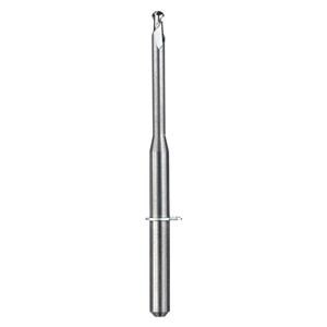 RazorSharp Tungsten Carbide 2 Flute Ball End Milling Bur 2.5mm Ea