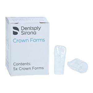 Strip Off Crown Form Size A2 X-Large Replacement Crowns Left Lateral 5/Bx