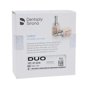 CELTRA Duo HT Milling Blocks High Translucency C14 C1 For CEREC 4/Pk