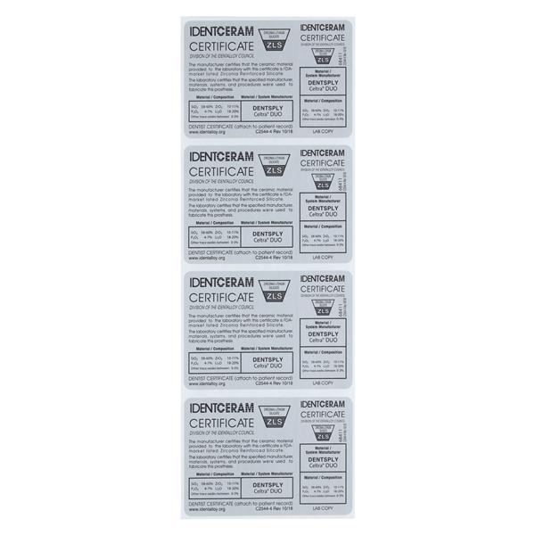 Celtra Duo Prescription Label 4/Sheet