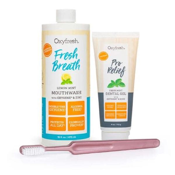Oxyfresh Post Surgical Lemon Mint Mouthwash Kit Ea