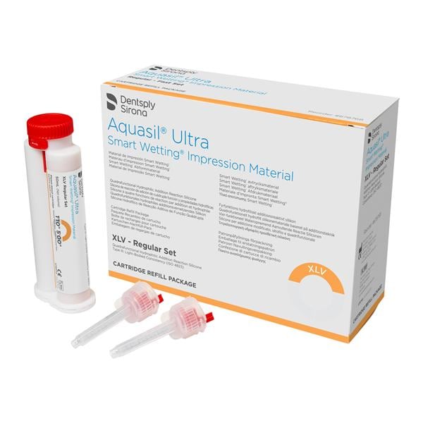 Aquasil Ultra Smart Wetting Impression Material Wash Reg St Mint Refill 4/Bx