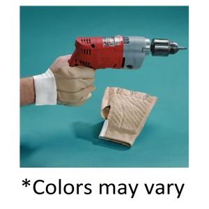 Workhard Leather Anti-Vibration Gloves Large Black Ea