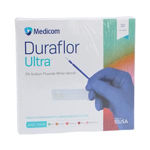 Duraflor Ultra Varnish Sodium Fluoride 0.4 mL Bubblegum White 30/Bx