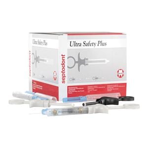 Ultra Safety Plus XL Self Aspirating Syringe 27 Gauge Long Yellow 100/Bx