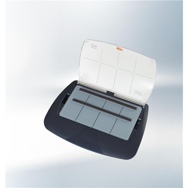 Lay:art Crystal Aqua Partially Self-Moistening Glass Mixing Tray Ea