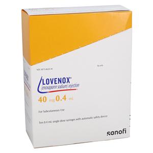 Lovenox Injection 40mg Prefilled Syringe 0.4mL 10/Package