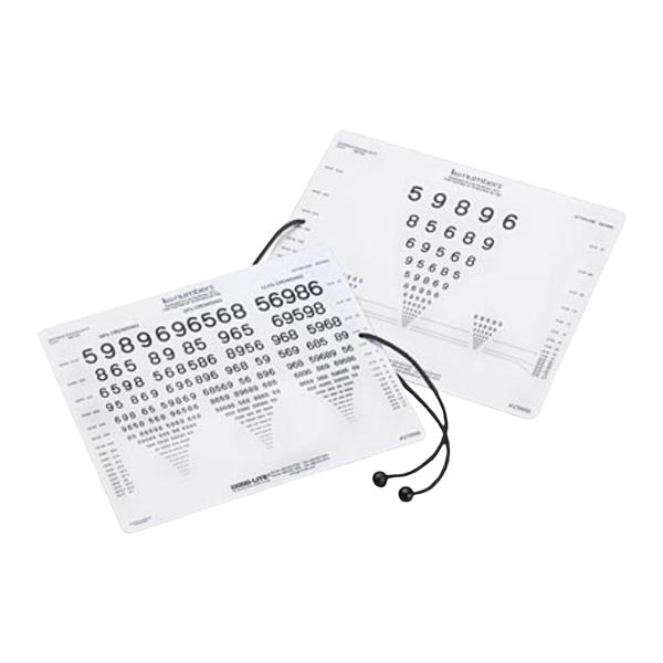 Near Point Card Acuity Test 16" Testing Distance Each