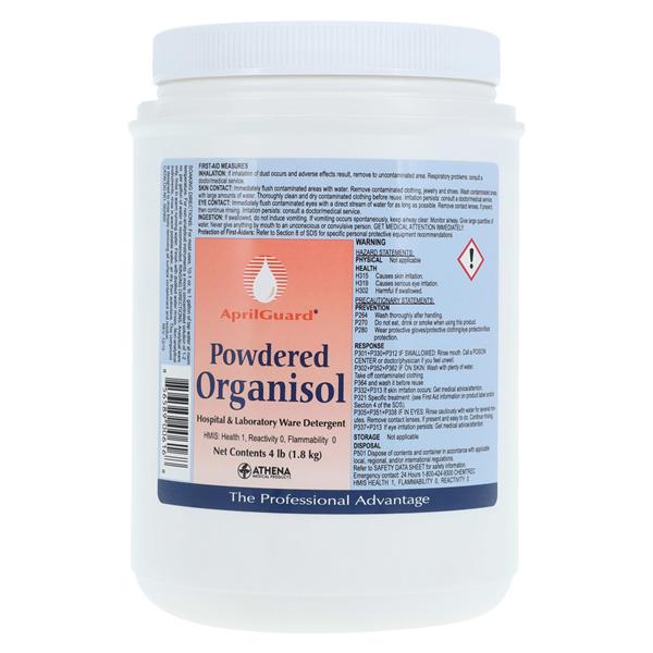AprilGuard Powder Organisol Detergent Biodegradable Each, 8 EA/CA