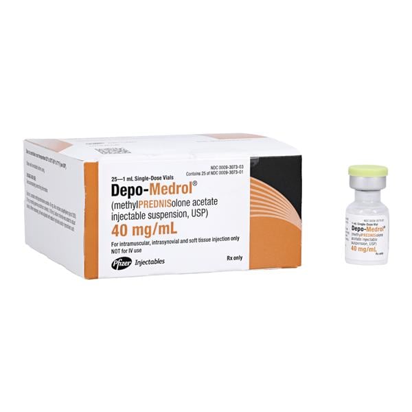 Depo-Medrol Injection 40mg/mL SDV 1mL 25/Box