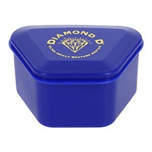 Diamond D Denture Cup Disposable Blue Plastic 1 oz 100/Package