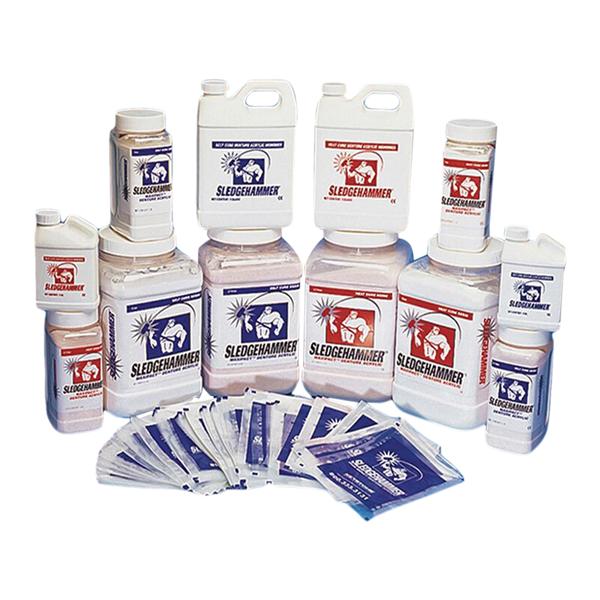 Sledgehammer Denture Resin High Impact Acrylic Heat Cure Lt Rd Pnk 1Lb/Cn