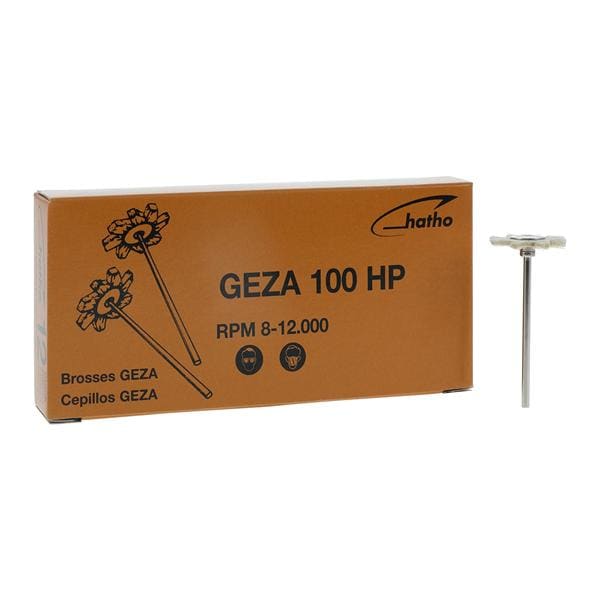 Hatho Polishing Geza Bristle Brush 15,000 RPM Wheel Goat Hair Whi...