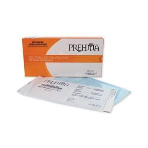 Prehma Sterilization Pouch 5.25 in x 10 in Blue / White 200/Box