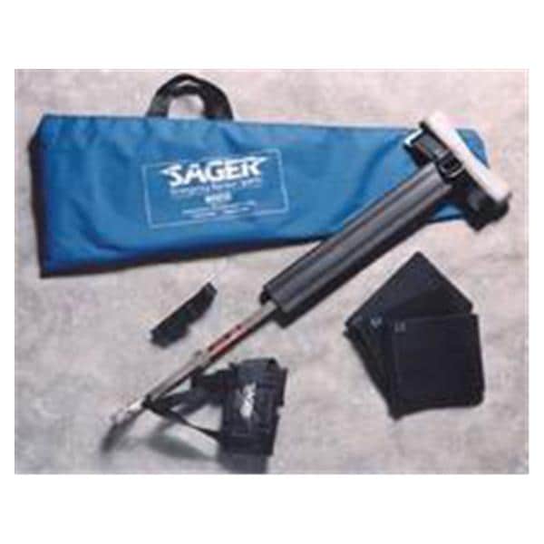 Splint Traction Sager Adult/Pediatric Form III/Single With Strap/Case