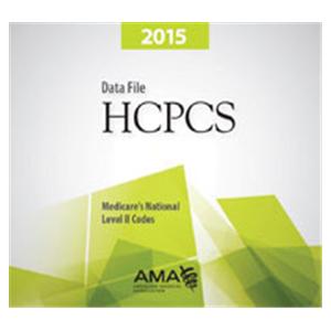 2015 HCPCS Data File Educational CD 2015 Level II 2-10 User Each