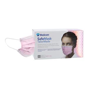 SafeMask TailorMade Mask ASTM Level 1 Pink Disposable Not Made Fr...