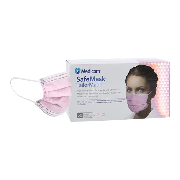 SafeMask TailorMade Mask ASTM Level 1 Pink Disposable Not Made Fr...