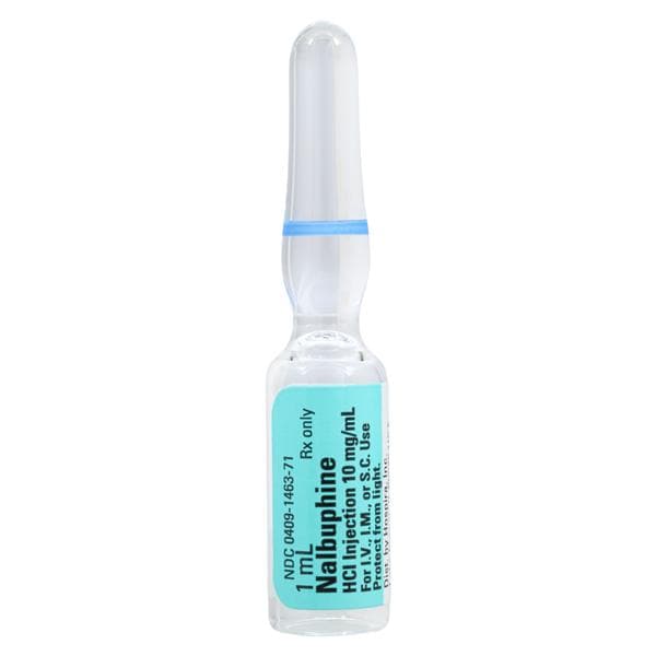 Nalbuphine HCl Injection 10mg/mL Ampule 1mL Each, 50 EA/CA