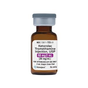 Ketorolac Tromethamine IM Injection 30mg/mL SDV 2mL Each