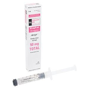 Lidocaine HCl Injection 1% Preservative Free Cardiac Use Ansyr Sy...