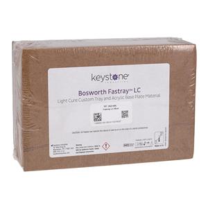 Fastray Custom Tray Material Light Cure Blue Sheets 5 minutes Regular 50/Bx