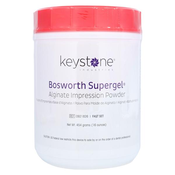 Supergel Alginate 1 Lb Canister Package Fast Set Controlled Flow 1Lb