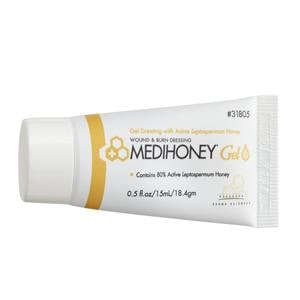 MediHoney HCS Actv Lptsprm Hny Wound Gel 15mL Strl Tb Adhs .5oz Yw 40/Ca