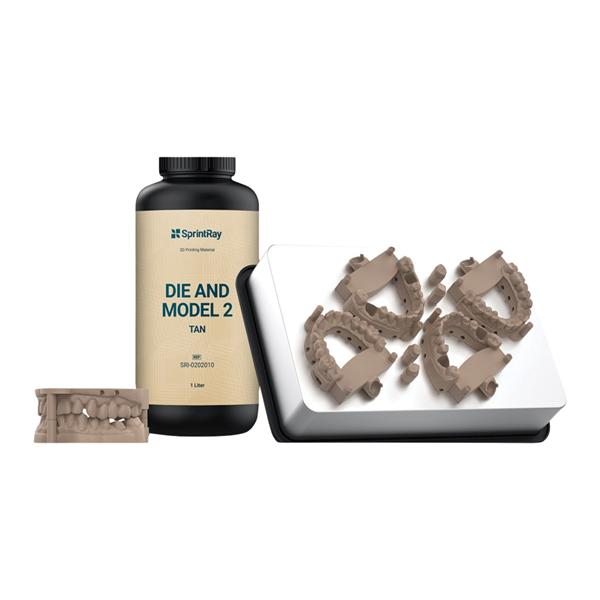 Die and Model 2 Model Dental Tan 1/Bottle