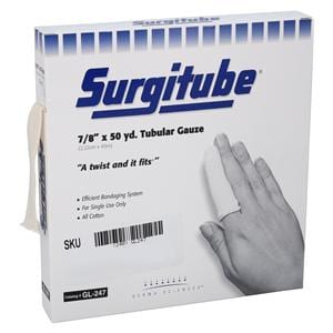 Surgitube Gauze Bandage Cotton .88"x50yd Flesh Non-Sterile Each