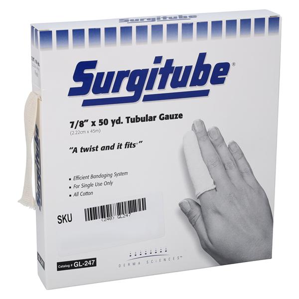Surgitube Gauze Bandage Cotton .88"x50yd Flesh Non-Sterile Each
