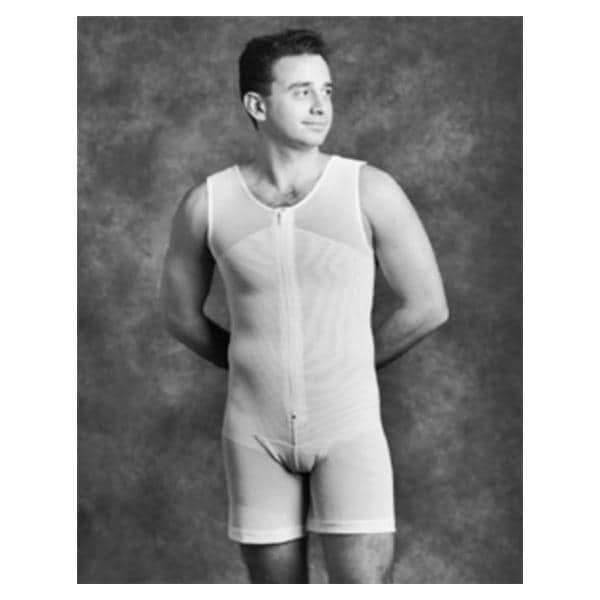 Compression Garment Abdominal/Gynecomastia Medium Men White