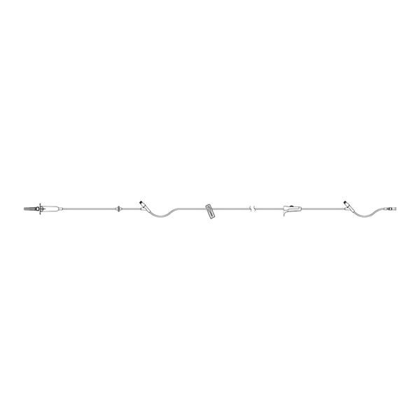 Lifeshield IV Administration Set 2 Y-Injection Sites 100" 60 Drops/mL 16mL 48/Ca