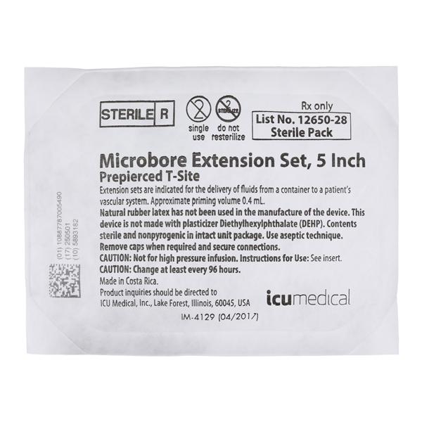 Lifeshield IV Extension Set 5-1/4" Injection Site F/M Adpt Grav 120/Ca